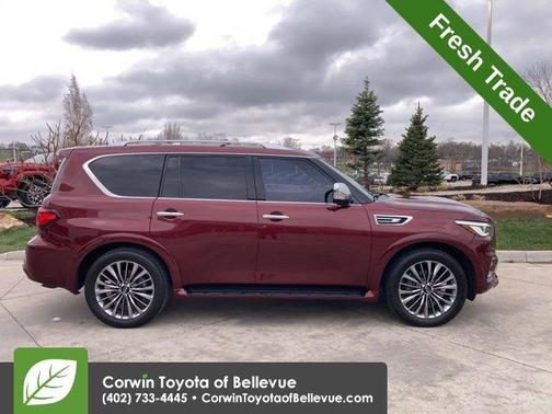 Coulis Red 2021 INFINITI QX80 SENSORY