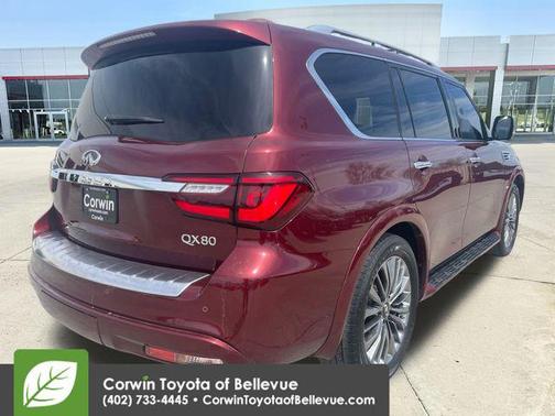 Coulis Red 2021 INFINITI QX80 SENSORY
