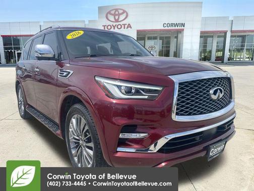 Coulis Red 2021 INFINITI QX80 SENSORY