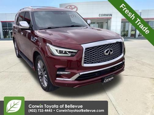 Coulis Red 2021 INFINITI QX80 SENSORY