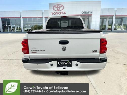 Bright White Clearcoat 2007 Dodge Dakota SLT Quad Cab