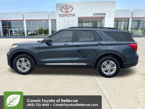 Stone Blue Metallic 2023 Ford Explorer XLT