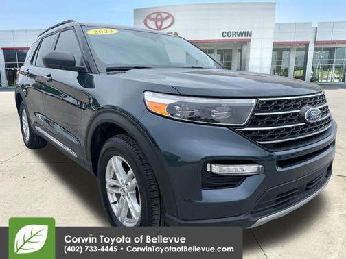 Stone Blue Metallic 2023 Ford Explorer XLT