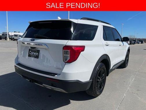 Star White Metallic Tri-Coat 2021 Ford Explorer XLT