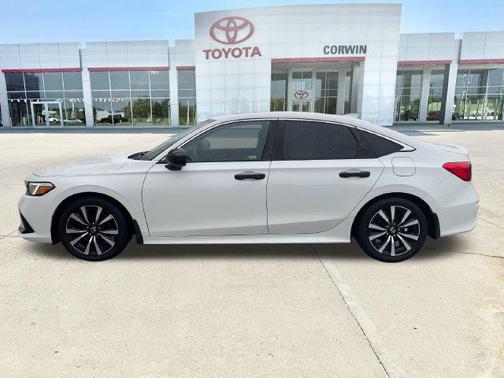 Platinum White Pearl 2023 Honda Civic EX