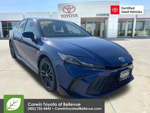 Blue 2025 Toyota Camry SE