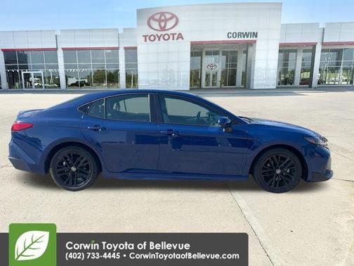 Blue 2025 Toyota Camry SE