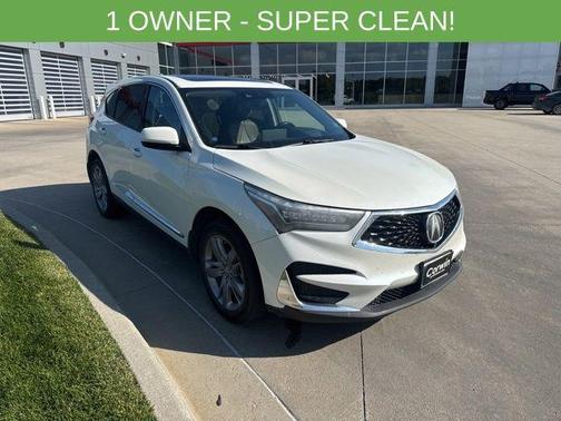 White Diamond Pearl 2019 Acura RDX Advance Package