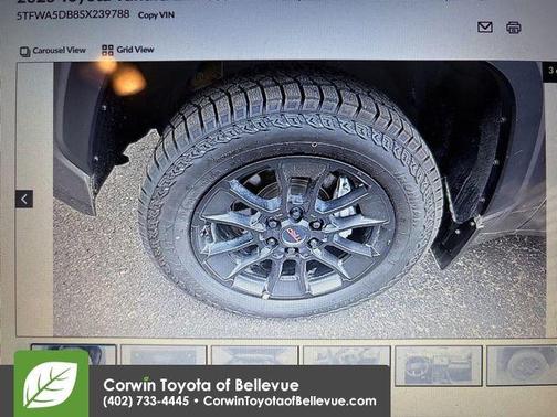 Magnetic Gray Metallic 2025 Toyota Tundra Limited