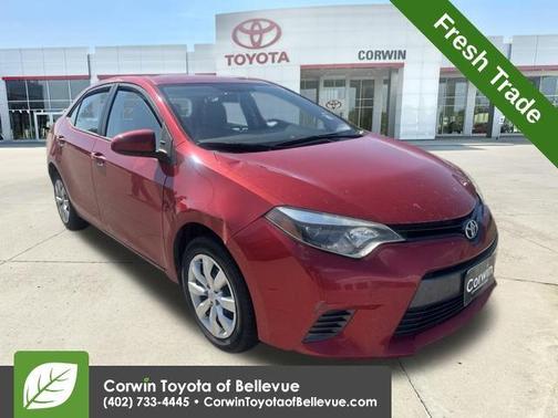 Barcelona Red Metallic 2015 Toyota Corolla LE