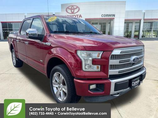 Ruby Red Metallic Tinted Clearcoat 2015 Ford F-150 Platinum
