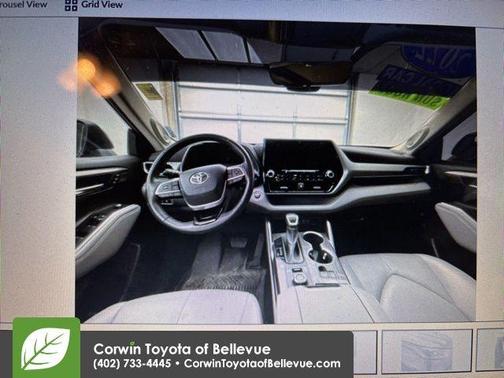 Magnetic Gray Metallic 2022 Toyota Highlander Platinum