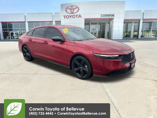 Radiant Red Metallic 2023 Honda Accord Hybrid Sport-L
