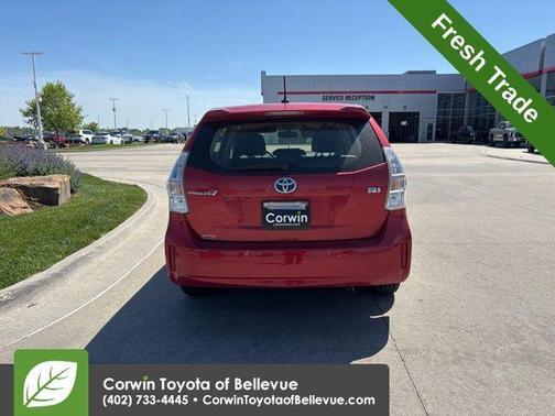 Barcelona Red Metallic 2013 Toyota Prius v Two