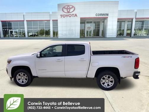 Summit White 2021 Chevrolet Colorado LT