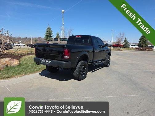 Diamond Black Crystal Pearlcoat 2019 RAM 1500 Classic Warlock Quad Cab 4x4 6'4' Box