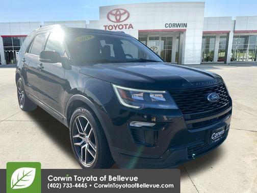 Agate Black Metallic 2019 Ford Explorer Sport