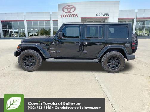 Black Clearcoat 2018 Jeep Wrangler Unlimited Sahara