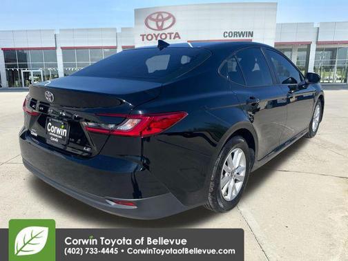 Midnight Black Metallic 2025 Toyota Camry LE