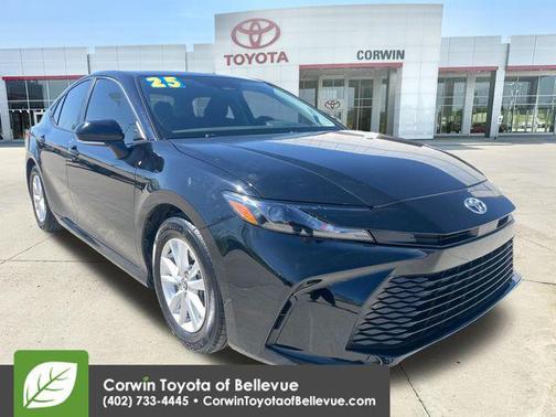 Midnight Black Metallic 2025 Toyota Camry LE