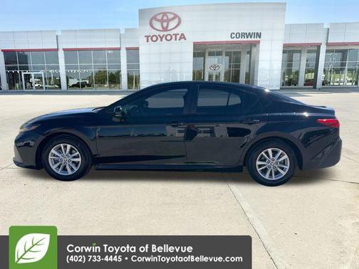 Midnight Black Metallic 2025 Toyota Camry LE