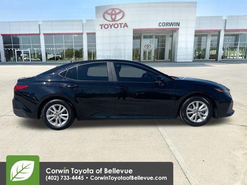 Midnight Black Metallic 2025 Toyota Camry LE
