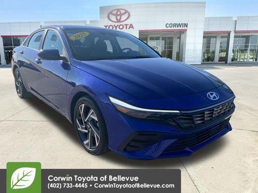 Intense Blue 2025 Hyundai ELANTRA SEL