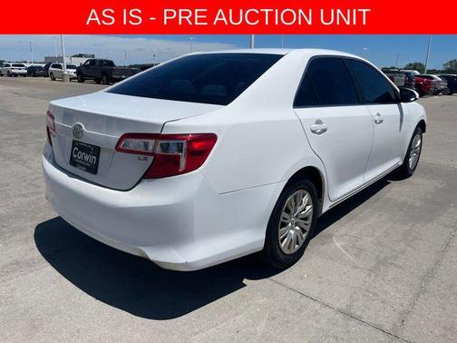 Super White 2012 Toyota Camry LE