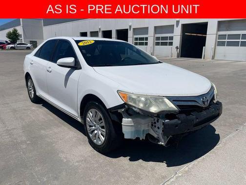 Super White 2012 Toyota Camry LE