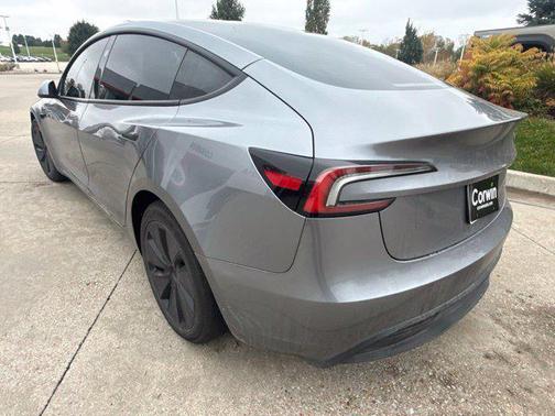 Stealth Gray 2025 Tesla Model 3 Long Range