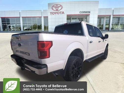 White Platinum Clearcoat Metallic 2018 Ford F-150 Lariat