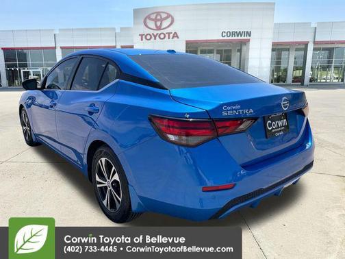 Electric Blue Metallic 2021 Nissan Sentra SV
