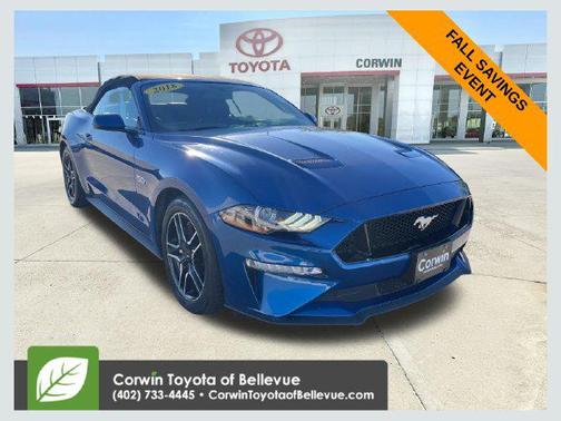 Blue 2017 Ford Mustang GT Premium