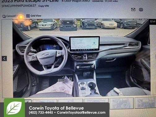 Atlas Blue Metallic 2023 Ford Escape ST-Line