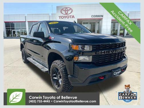 Black 2021 Chevrolet Silverado 1500 Custom Trail Boss