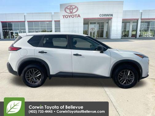 Glacier White 2023 Nissan Rogue S