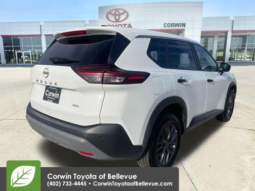 Glacier White 2023 Nissan Rogue S