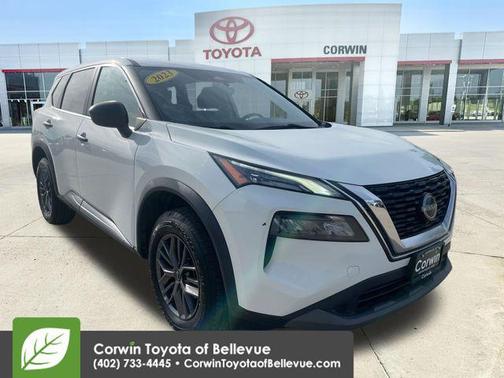 Glacier White 2023 Nissan Rogue S