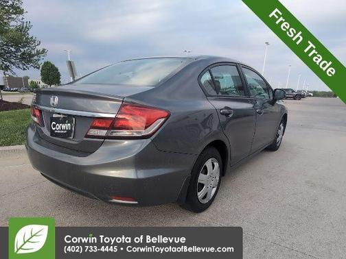Gray 2013 Honda Civic LX