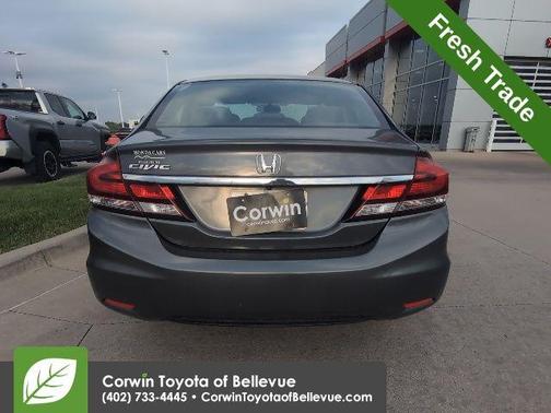 Gray 2013 Honda Civic LX