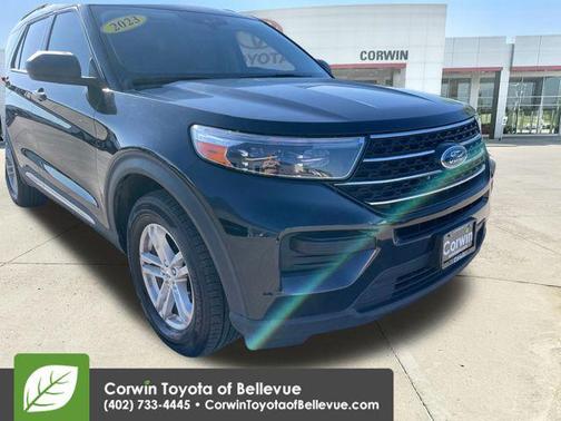 Agate Black Metallic 2023 Ford Explorer XLT