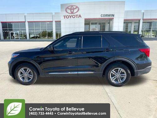 Agate Black Metallic 2023 Ford Explorer XLT