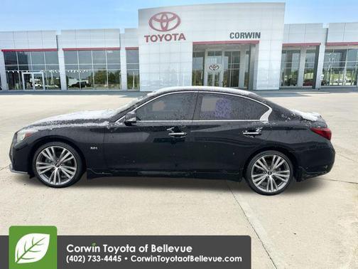 Black Obsidian 2018 INFINITI Q50 3.0t Sport