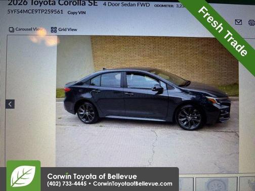 Underground 2026 Toyota Corolla SE