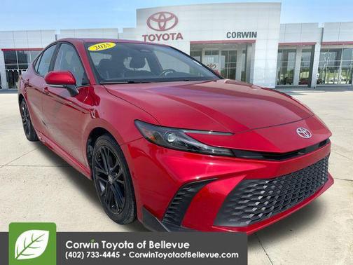 Supersonic Red 2025 Toyota Camry SE