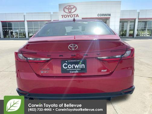 Supersonic Red 2025 Toyota Camry SE