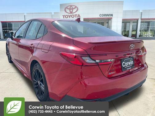 Supersonic Red 2025 Toyota Camry SE