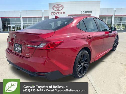 Supersonic Red 2025 Toyota Camry SE