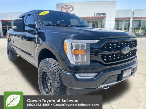 Agate Black Metallic 2021 Ford F-150 XLT