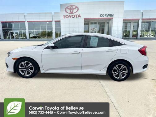 Taffeta White 2017 Honda Civic LX